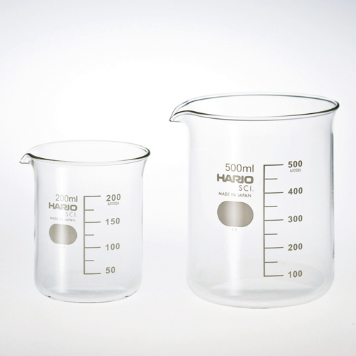 烧杯(带参考刻度) beaker glass ビーカー(目安目盛付) 500